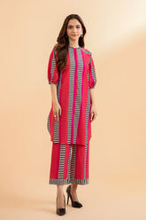 2-PC Printed Cotton Shirt with Trouser CPM-4-24S